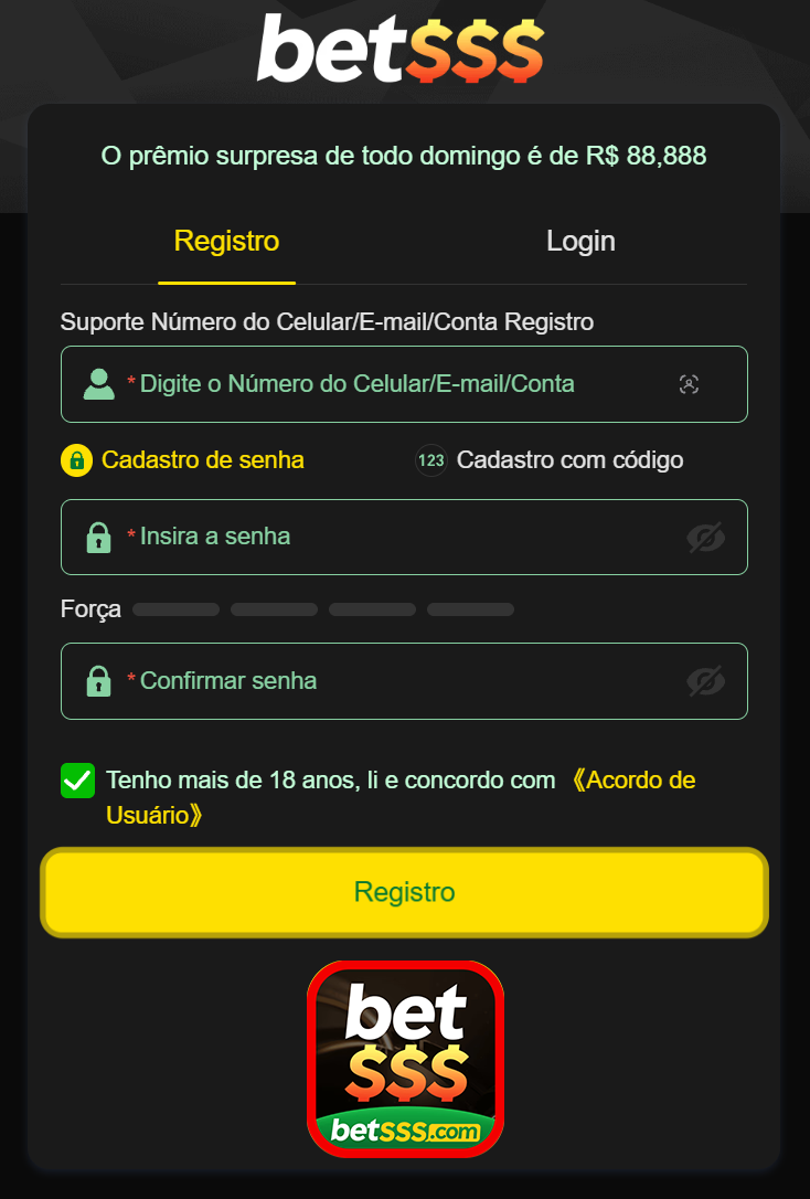 Cadastro líder e líder na betsss.com
